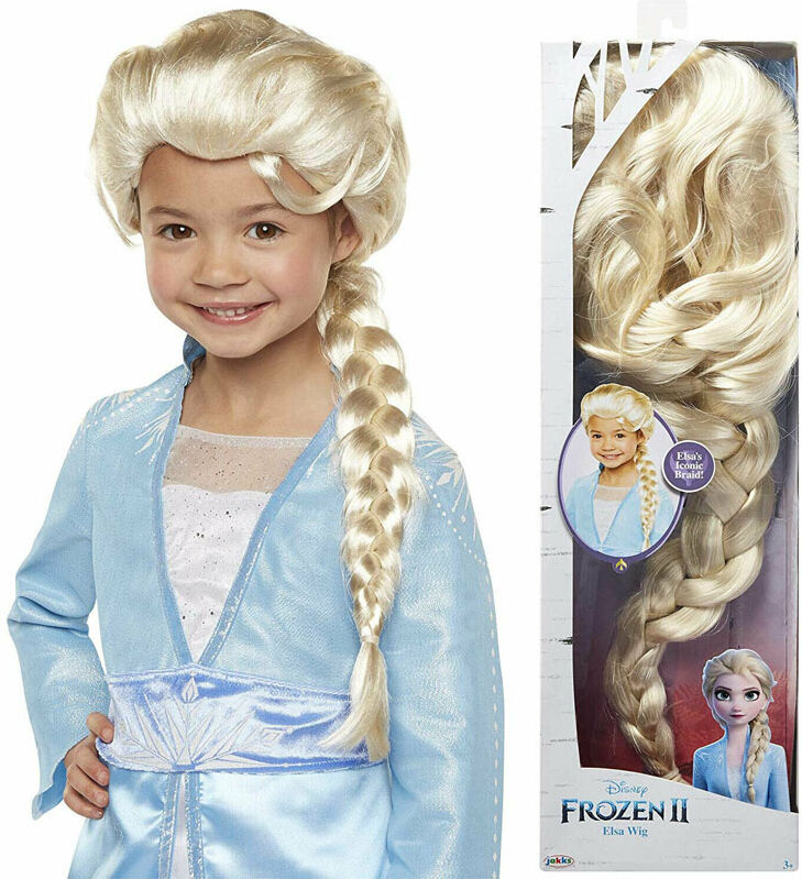 Disney Frost 2 - Elsa Parykk Med Flette