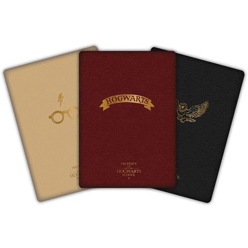 Harry Potter Notatbok A6 (3pk) - Harry Potter