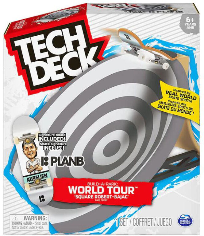 Tech Deck Build A Park World Tour- Square Robert-Bajac