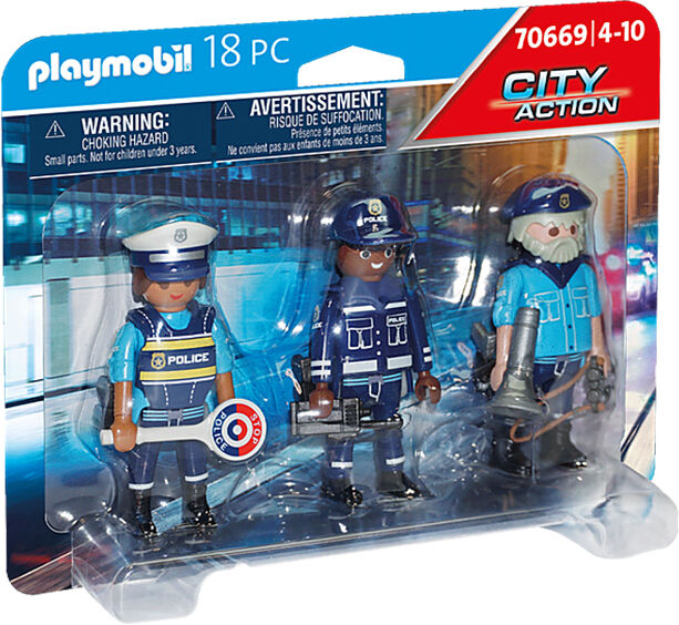 Playmobil City Action - Politi Figursett 70669