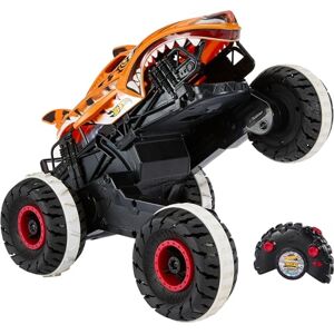 Hot Wheels Monster Trucks Niepowstrzymany Tiger Shark Pojazd terenowy, zdalnie sterowany, zabawka dla dzieci od 4 roku życia, HGV87