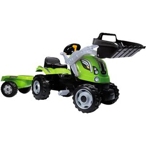 SMOBY Traktor na pedały Farmer Max, z przyczepą i ładowarką szuflową