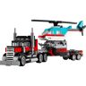 Klocki LEGO Creator 3 w 1 Ciężarówka z platformą i helikopterem