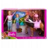 Lalki Barbie Lekcja jazdy konnej 2 lalki i konik Mattel