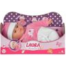 Laura 38cm śpiąca mama-tata dźwięki 514-9466 Simba