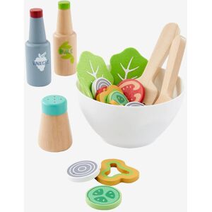 VERTBAUDET Conjunto de salada em madeira FSC® lote verde aqua