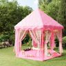 vidaXL Tenda de brincar princesa rosa