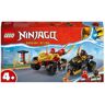 Batalha De Carro E De Mota De Kai E Ras Lego Ninjago