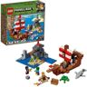 Lego Minecraft: Aventura do Barco Pirata - 21152 (Idade mínima: 8 - 386 Peças)