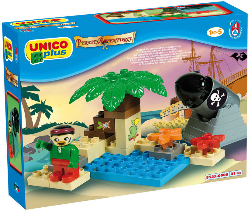 Unico Canhão Piratas Unico 21 Pcs