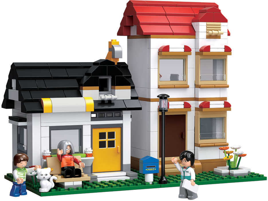 Sluban Town Habitação 431 Pcs