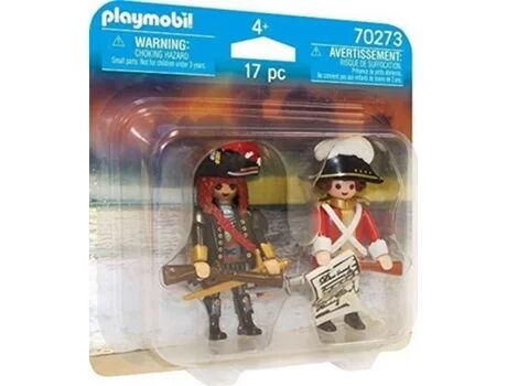 Playmobil : Pirata e soldado - 70272 (Idade Mínima: 3 - 17 peças)