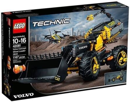 Lego Technic: Volvo Concept Wheel Loader ZEUX - 42081 (Idade mínima: 10 - 1167 Peças)