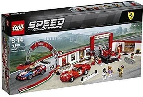 Lego Speed Champions: Ferrari Ultimate Garage - 75889 (Idade mínima: 8 - 841 Peças)