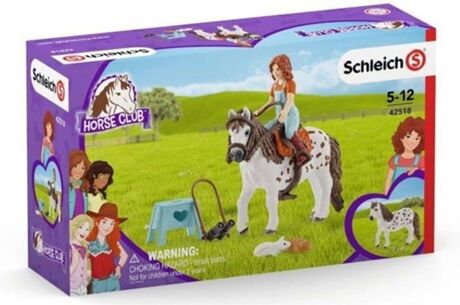 Schleich Figura Mia (Com Cavalo Spotty)