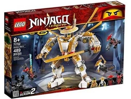 Lego Ninjago: Robô Dourado - 71702 (Idade mínima: 8 - 489 Peças)