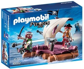 Playmobil Pirates: Jangada dos Piratas (Idade mínima: 4)