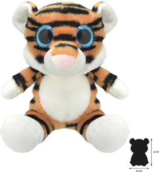 Orbys Peluche WILD PLANET Tigre (20 x 20 x 24 cm - Poliéster)