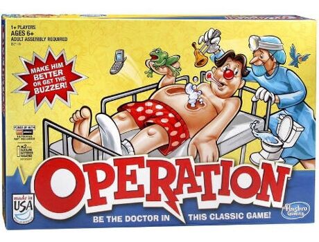 Hasbro Jogo de Quebra-Cabeças Operação Operation Game