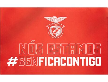 Sport Lisboa E Benfica Bandeira #Benficacontigo 150X240