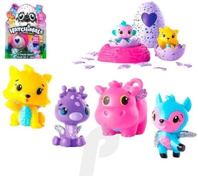 Bizak Boneco Hatchimal 2 Figura colecionáveis