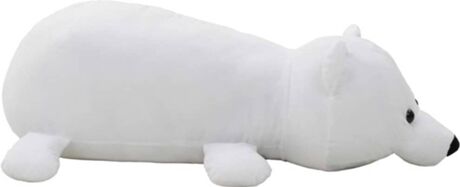 Vidaxl Peluche Urso polar branco (100x30 cm)