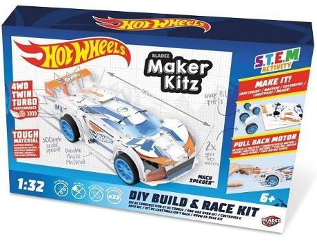Mondo Carro Pull Back Hot Wheels Maker Kit