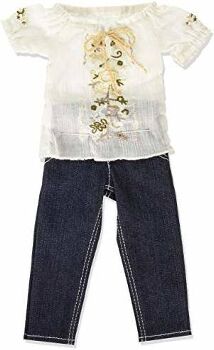 Carpatina Acessório de Bonecos Chic Jeans and Blouse Outfit (Idade Mínima: 6 Anos - 13.39x11x0.39 cm)