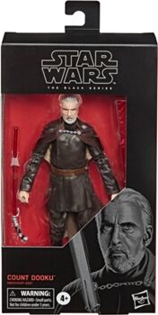 Star Wars Figura de Ação Conde Dooku The Black Series (Idade Mínima: 4 anos)