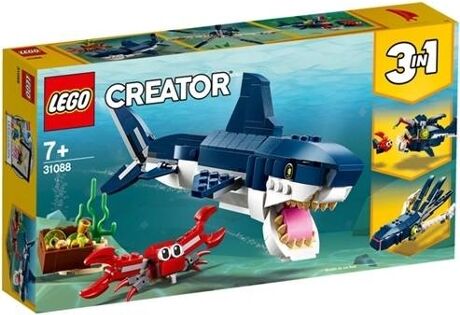 Lego Creator 3 em 1: Criaturas do Fundo do Mar - 31088 (Idade mínima: 7 - 230 Peças)