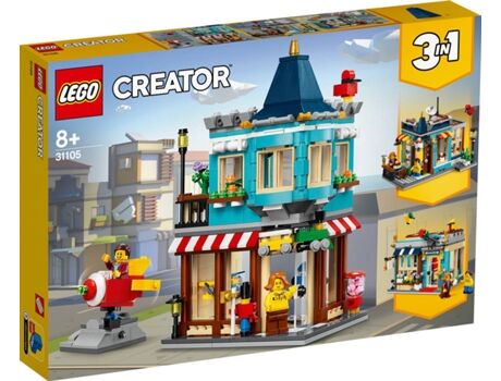 Lego Creator 3 em 1: Loja de Brinquedos da Cidade (Idade Mínima: ‍8 - 11 Peças)
