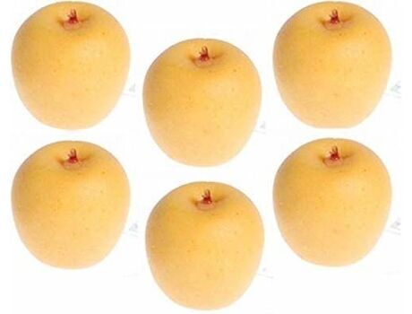 International Miniatures By Classics Miniatura Set of 6 Yellow Apples (Idade Mínima: 4 Anos - 2.3x2x0.3 cm)