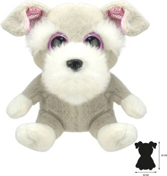 Orbys Peluche WILD PLANET Schnauzer (16 x 19 x 23 cm - Poliéster)