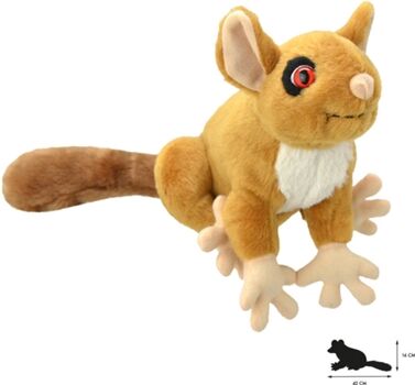 All About Nature Peluche WILD PLANET Bush Baby (42 x 10 x 16 cm - Poliéster)