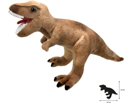 All About Nature Peluche WILD PLANET T-Rex (32 x 12 x 20 cm - Poliéster)