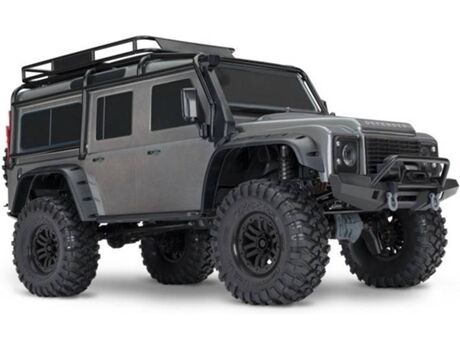 Traxxas Carrinho TRX4 Scale & Trail Defender Crawler, SILVER (Idade Mínima: 3 Anos)