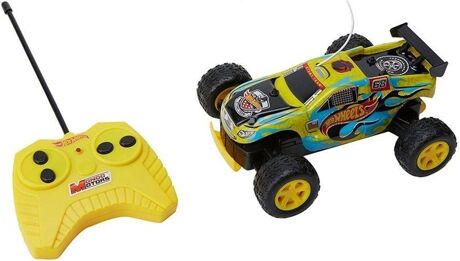 Mondo Carro Telecomandado RC Hot Wheels Rock Monster (Amarelo)