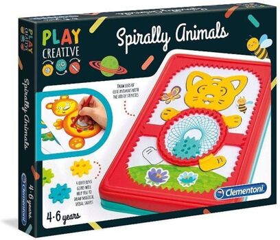 Clementoni Jogo Criativo Play Creative - Spirally Animals