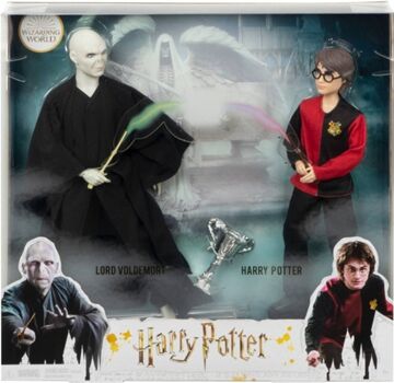 Harry Potter Figura de Ação vs Voldemort (Idade Mínima: ‍6 Anos - 35.6 x 7.6 x 34.5 cm)