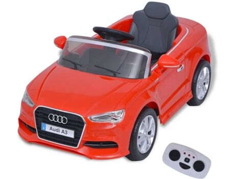 Vidaxl Carro Audi A3 elétrico com controlo remoto - vermelho