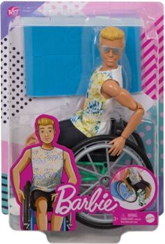 Barbie Ken com Cadeira de Rodas (Idade Mínima: ‍3 Anos)