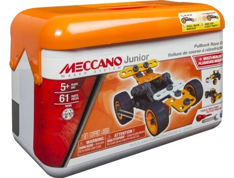 Spin Master Construção Meccano Junior Toolbox Race Car