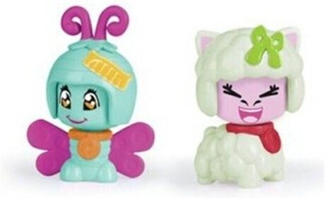 Famosa Boneco Pinypon Pack 2 Animais: Borboleta e Ovelha