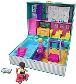 Polly Pocket Conjunto de Brincar Mini Middle School Compact (Idade Mínima: 5 Anos - 11.38x7.95x2.8 cm)