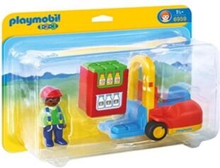 Playmobil 1.2.3 Empilhador - 6959 (Idade mínima: 18 meses)