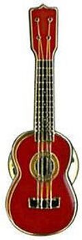 Na Pin Ukulele Red (3.7 x 1.2mm)