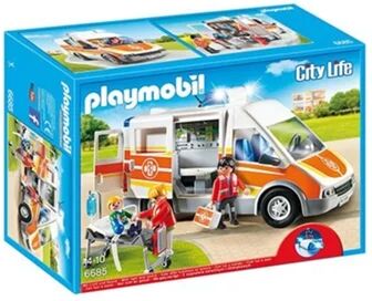 Playmobil City Life: Ambulância Com Luzes e Som - 6685 (Idade mínima: 4)