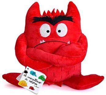 S/marca Peluche Monstro das Cores Vermelho