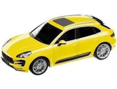 Mondo Carro Telecomandado RC Porsche Macan (Amarelo - 19.5x8x7cm - Idade Mínima: 3)