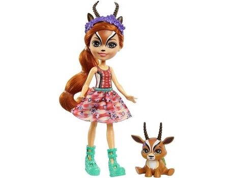 Mattel Boneca Enchantimals Gabriela Gazelle e Racer (Idade Mínima: 3 anos)
